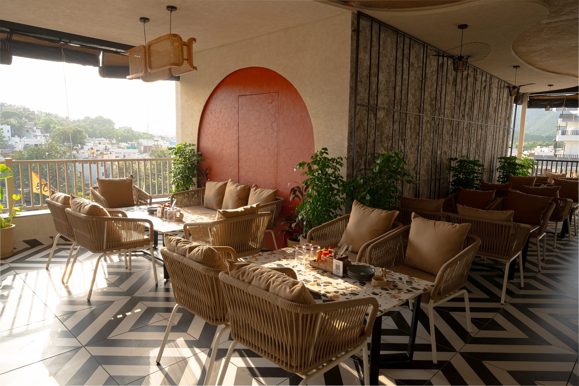 Terrace & Hill Views