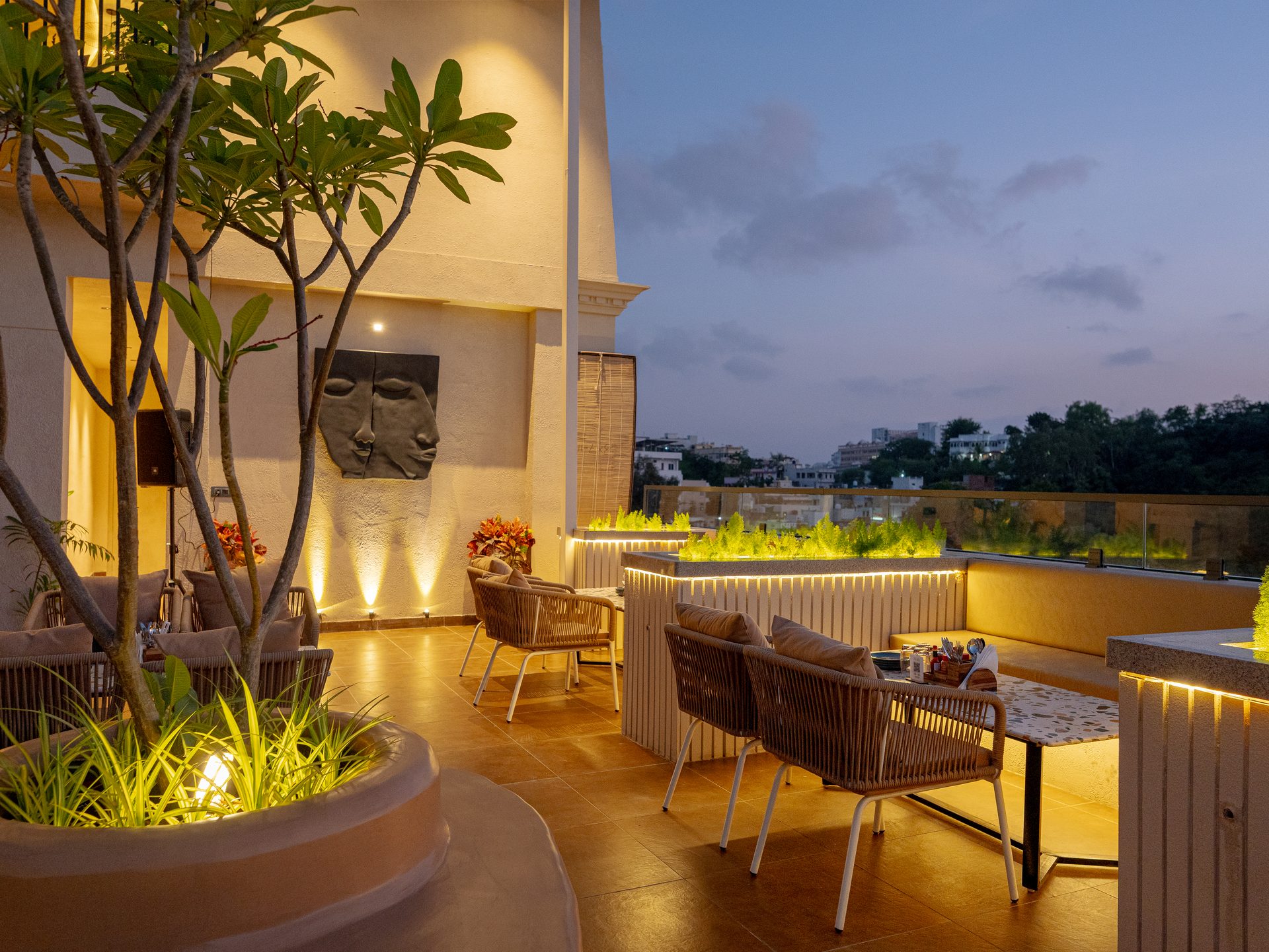 Terrace & Hill Views