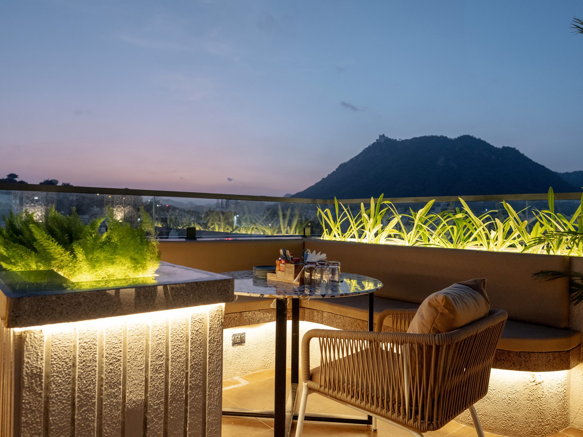 Terrace & Hill Views